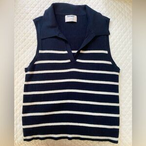 Old Navy Black Ribbed Knit Top